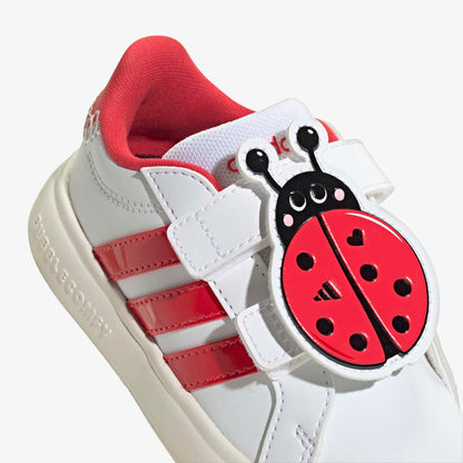 Adidas Grand Court 3.0 Bubble Comfort Çocuk Beyaz Spor Ayakkabı