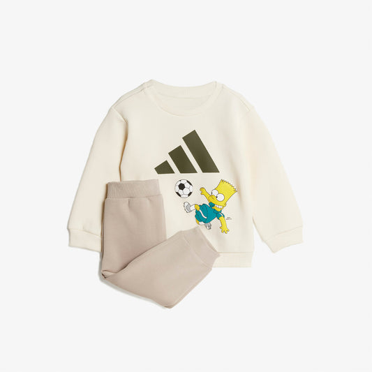 Adidas The Simpsons Bebek Krem Eşofman Takımı
