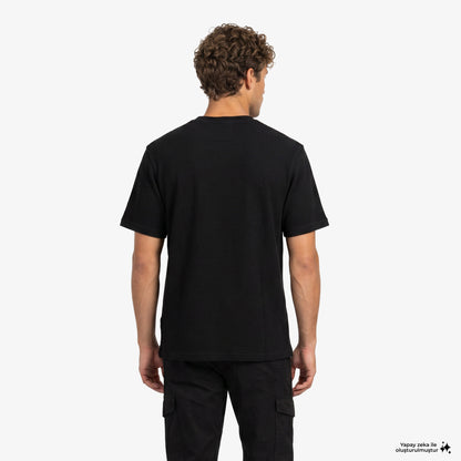 Karl Kani Signature Waffle Erkek Siyah T-shirt