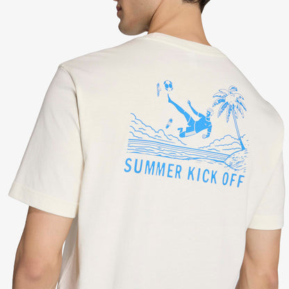 Adidas Slide Erkek Beyaz T-shirt