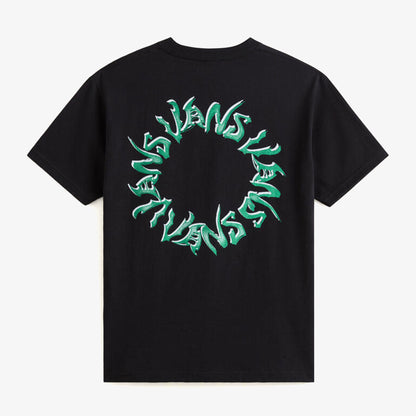Vans Wild Circle Erkek Siyah T-shirt