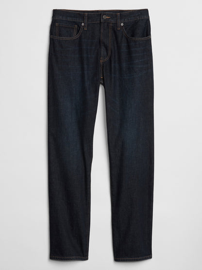 Koyu Mavi Straight Fit Jean Pantolon