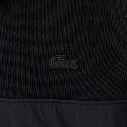 Lacoste Yarım Fermuarlı Erkek Siyah Sweatshirt
