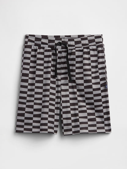 Gri %100 Recycled Pull-on Mesh Şort