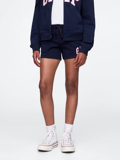 Lacivert Gap Logo Havlu Kumaş Pull-on Şort