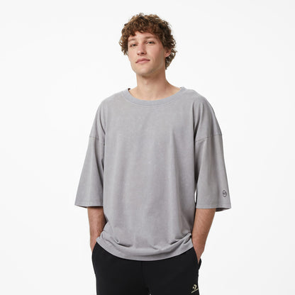 United4 Oversize Fit Erkek Gri T-shirt