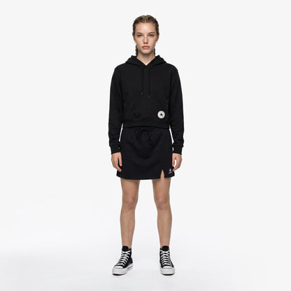 Converse Chuck Taylor All Star Cropped Kadın Siyah Sweatshirt