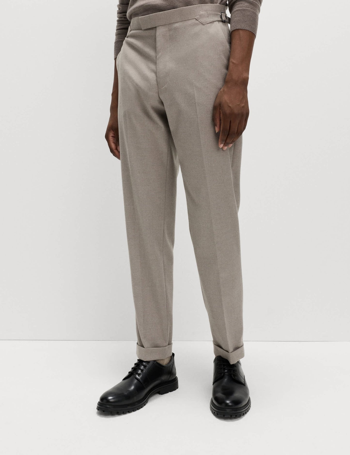 Yumuşak Dokulu Twill Kumaş Pantolon