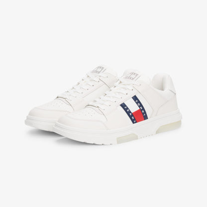 Tommy Hilfiger The Brooklyn Leather Essentials Erkek Beyaz Spor Ayakkabı