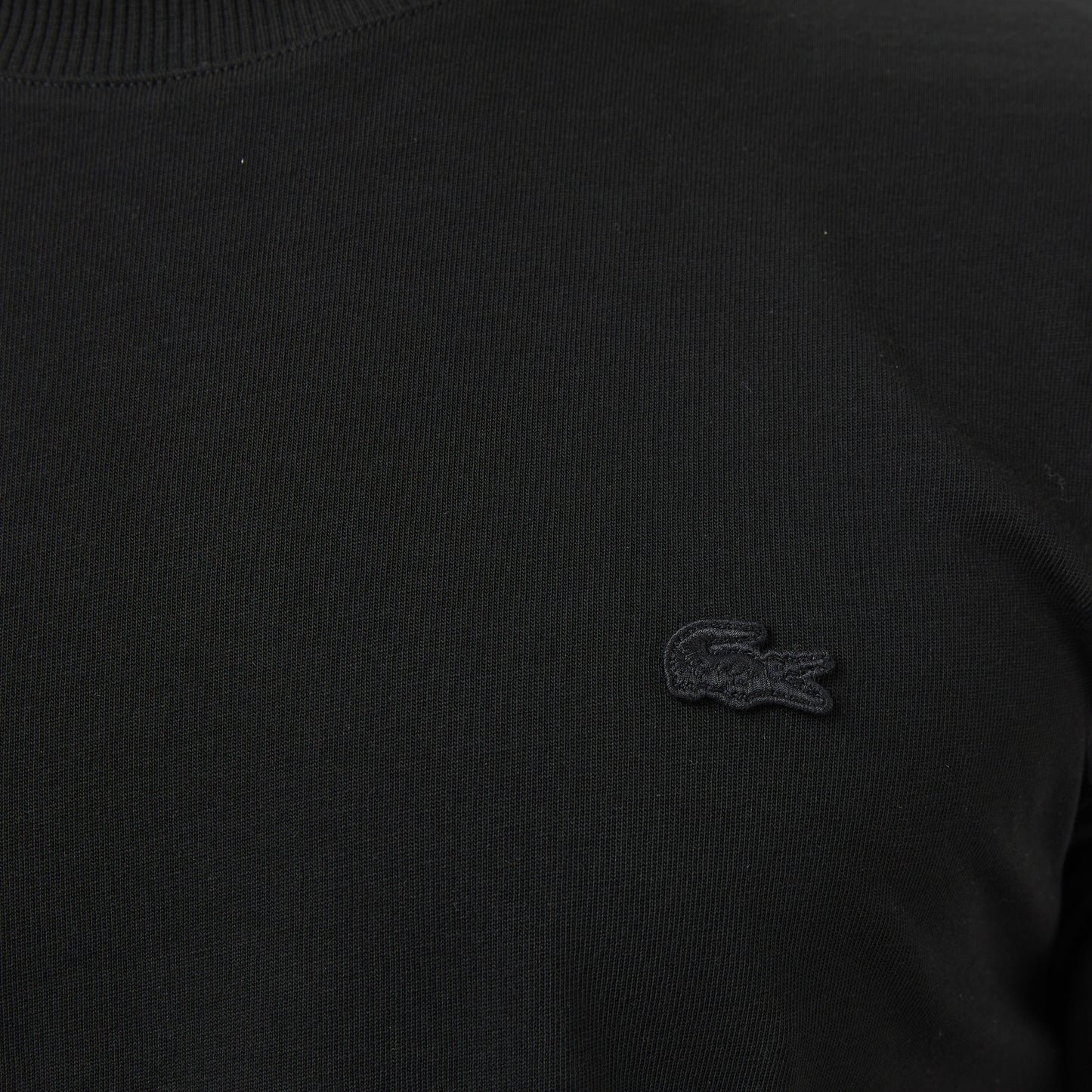 Lacoste Erkek Regular Fit Bisiklet Yaka Siyah T-shirt