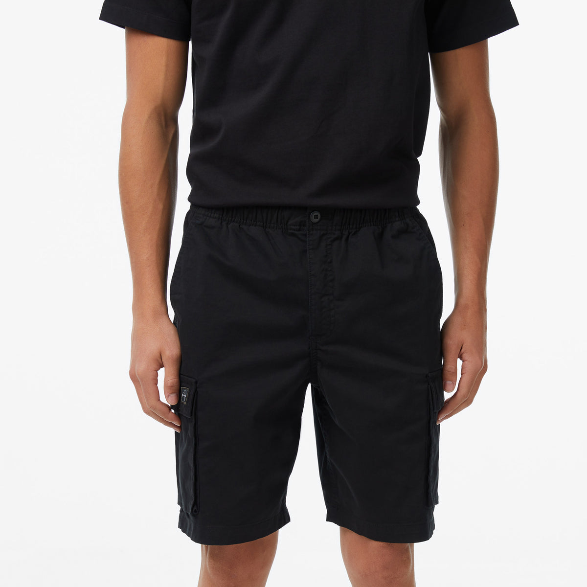 Calvin Klein Straight Comfort Cotton Cargo Erkek Siyah Şort