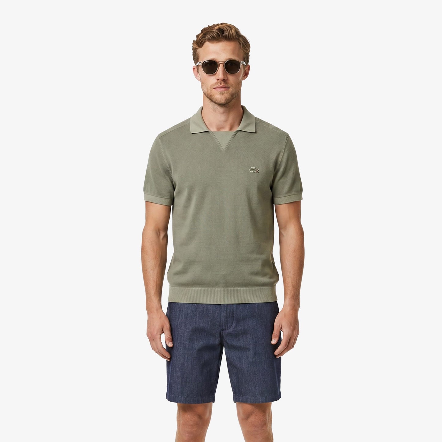 Lacoste Relaxed Fit Erkek Haki Polo