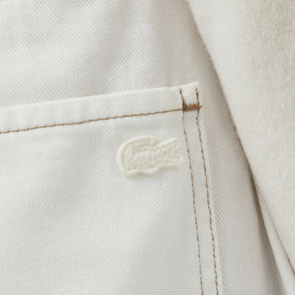 Lacoste Slim Fit Kadın Krem Şort