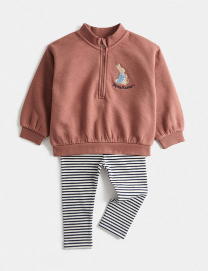 Peter Rabbit™ Pamuklu Bebek Eşofman Takımı
