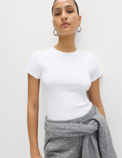 Pamuk Karışımlı Kısa Kollu T-shirt