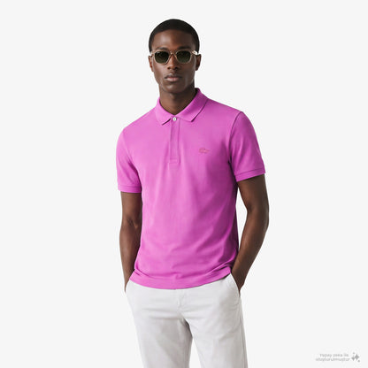 Lacoste Regular Fit Erkek Pembe Polo