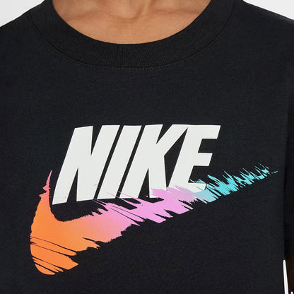 Nike Brandmark Swoosh Çocuk Siyah T-shirt