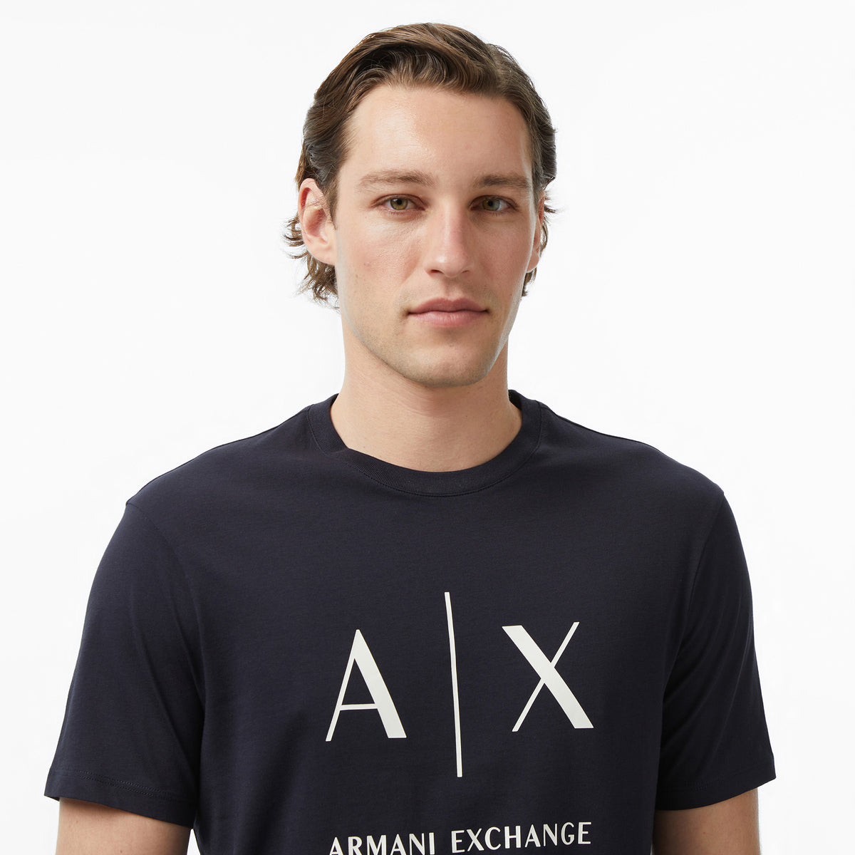 Armani Exchange Erkek Lacivert T-shirt