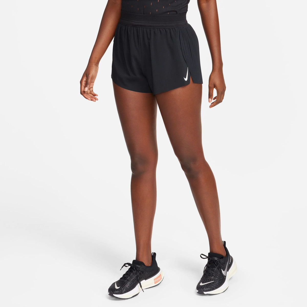 Nike Aeroswift Dri-fit 3in Kadın Siyah Günlük Şort