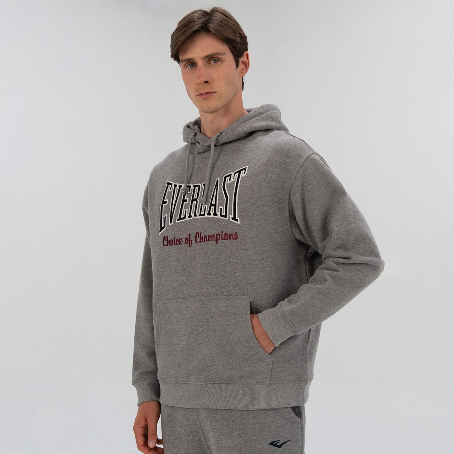 Everlast Heritage Champions Erkek Gri Hoodie