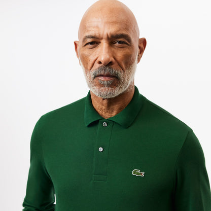 Lacoste Erkek Classic Fit Uzun Kollu Yeşil L1212 Polo