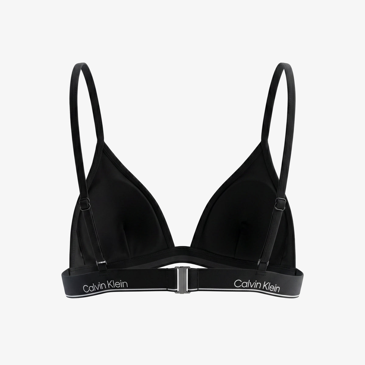 Calvin Klein Triangle Kadın Siyah Bikini Üstü