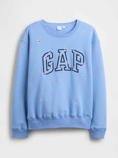 Açık Mavi Gap Logo Sweatshirt