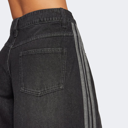 Adidas Adicolor Denim Adilenum Kadın Siyah Pantolon