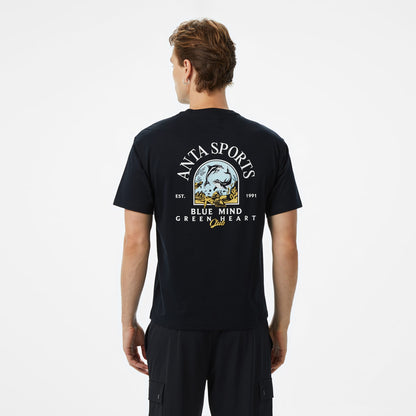 Anta Sports Erkek Siyah T-shirt