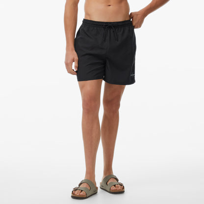 Calvin Klein Medium Drawstring Waistband Erkek Siyah Deniz Şortu