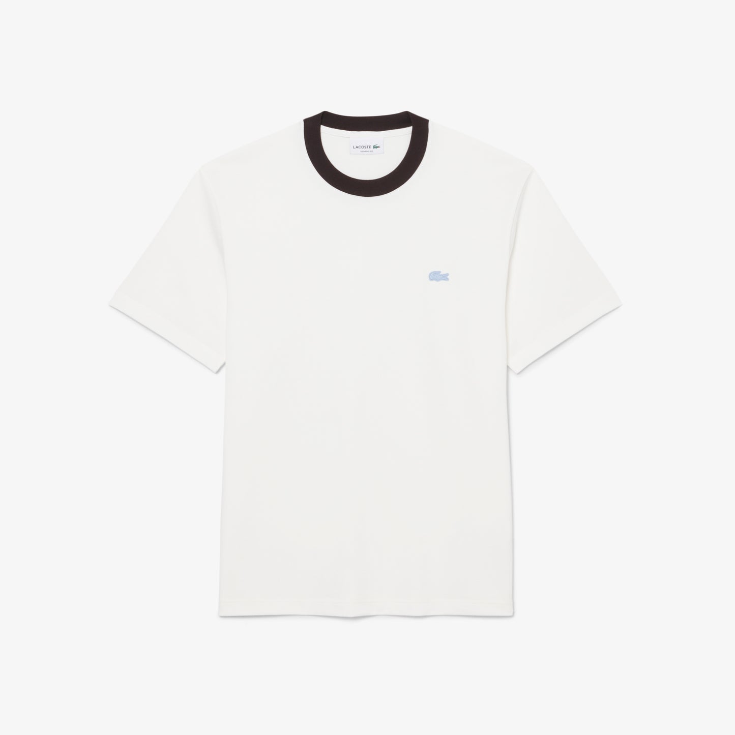 Lacoste Classic Fit Bisiklet Yaka Erkek Beyaz T-shirt