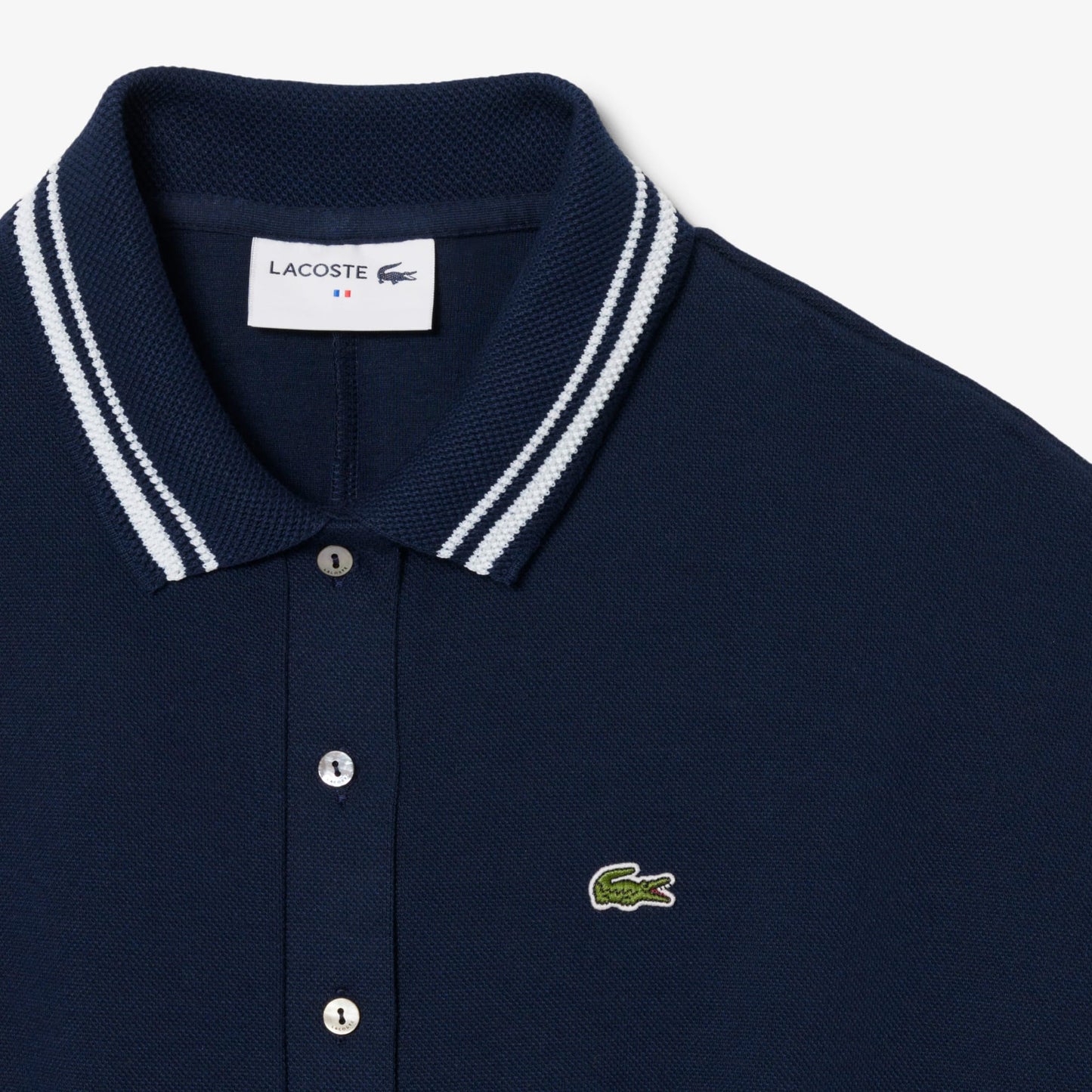 Lacoste Slim Fit Kadın Lacivert Polo