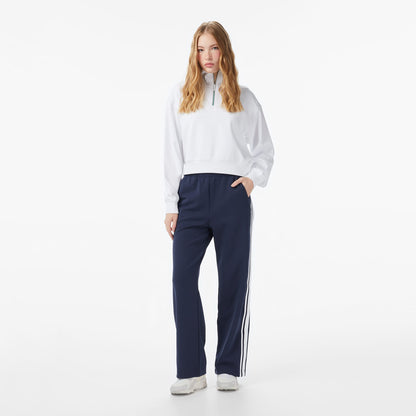 Anta Iconic Kadın Beyaz Yarım Fermuarlı Sweatshirt
