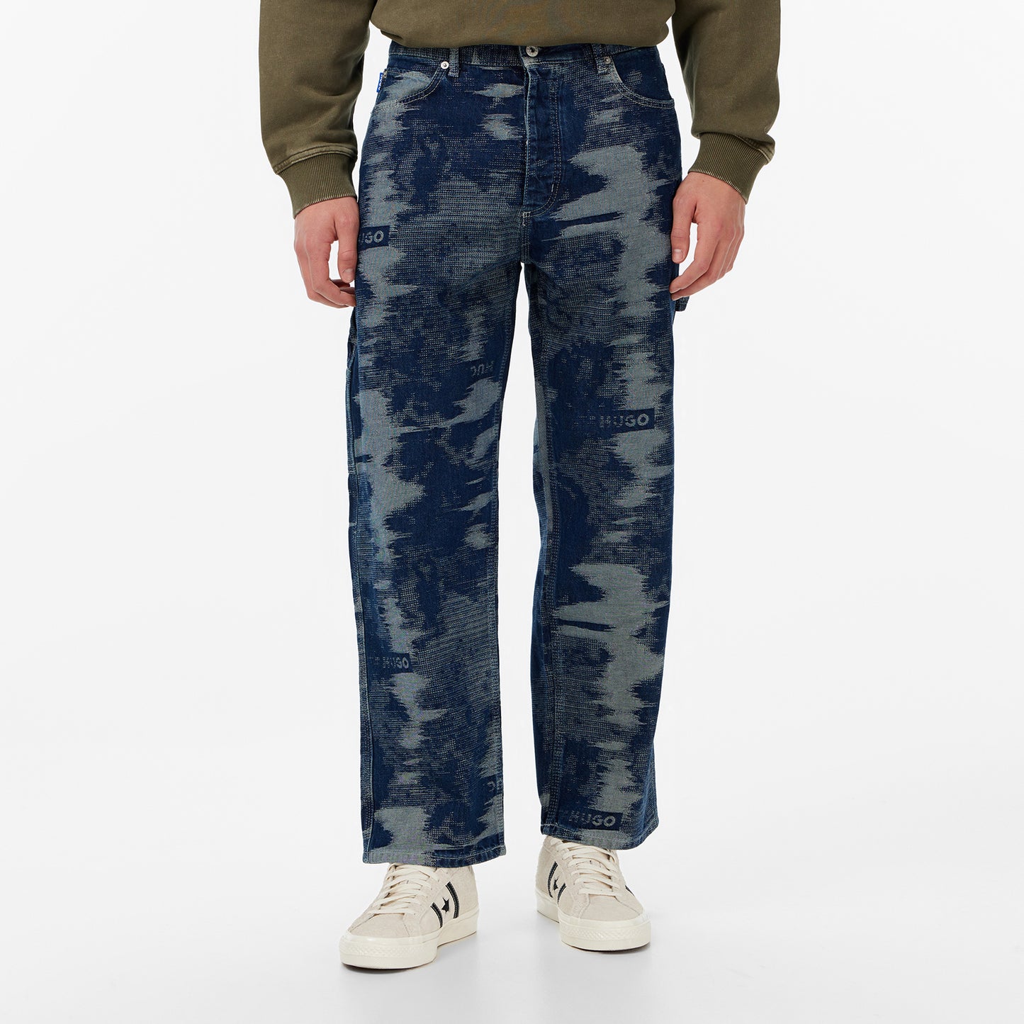 Hugo Carpenter Slim Fit Erkek Mavi Pantolon