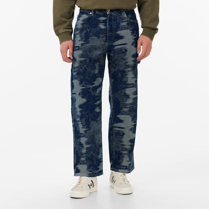 Hugo Carpenter Slim Fit Erkek Mavi Pantolon