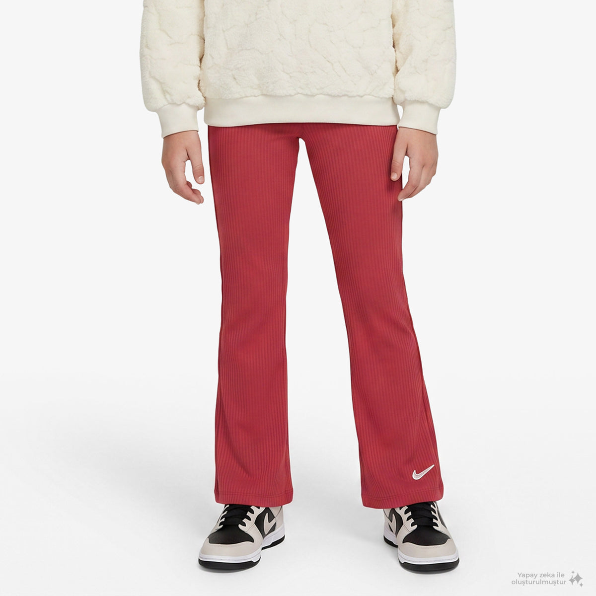 Nike Cozy Flare Leg Pant Set Çocuk Mor Eşofman Takımı