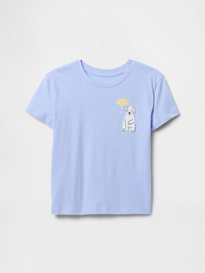 Mavi Grafik T-shirt