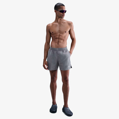 Nike Swim Breaker Solid Essential Erkek Gri Deniz Şortu