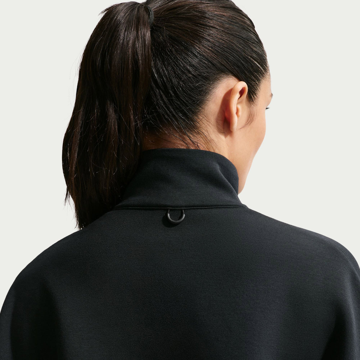 Nike 24.7 Dri Fit Half Zip Kadın Siyah Sweatshirt