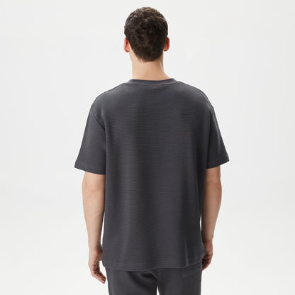 Nautica Erkek Gri Oversize T-shirt