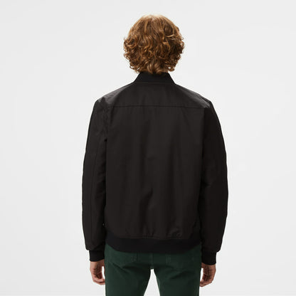 Lacoste Erkek Dik Yaka Siyah Bomber Ceket