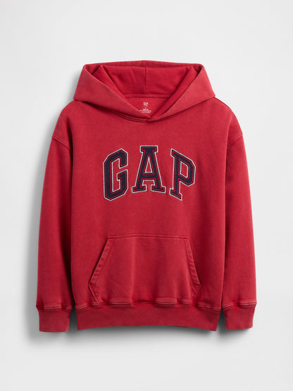Kırmızı Vintagesoft Arch Logo Sweatshirt
