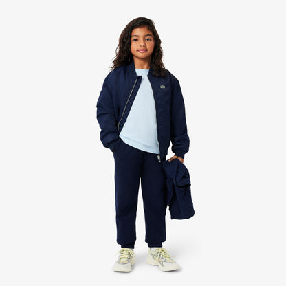 Lacoste Çocuk Bisiklet Yaka Açık Mavi T-shirt