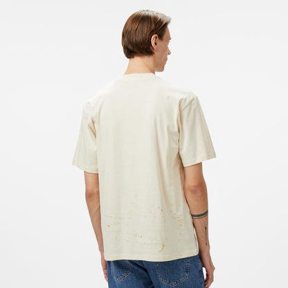 Story Of Angels Soa Gold Angel Hand-dye Erkek Krem T-shirt