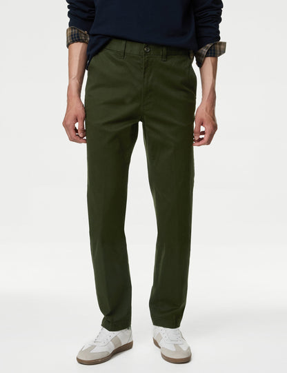 Regular Fit Heritage Twill Chino Pantolon