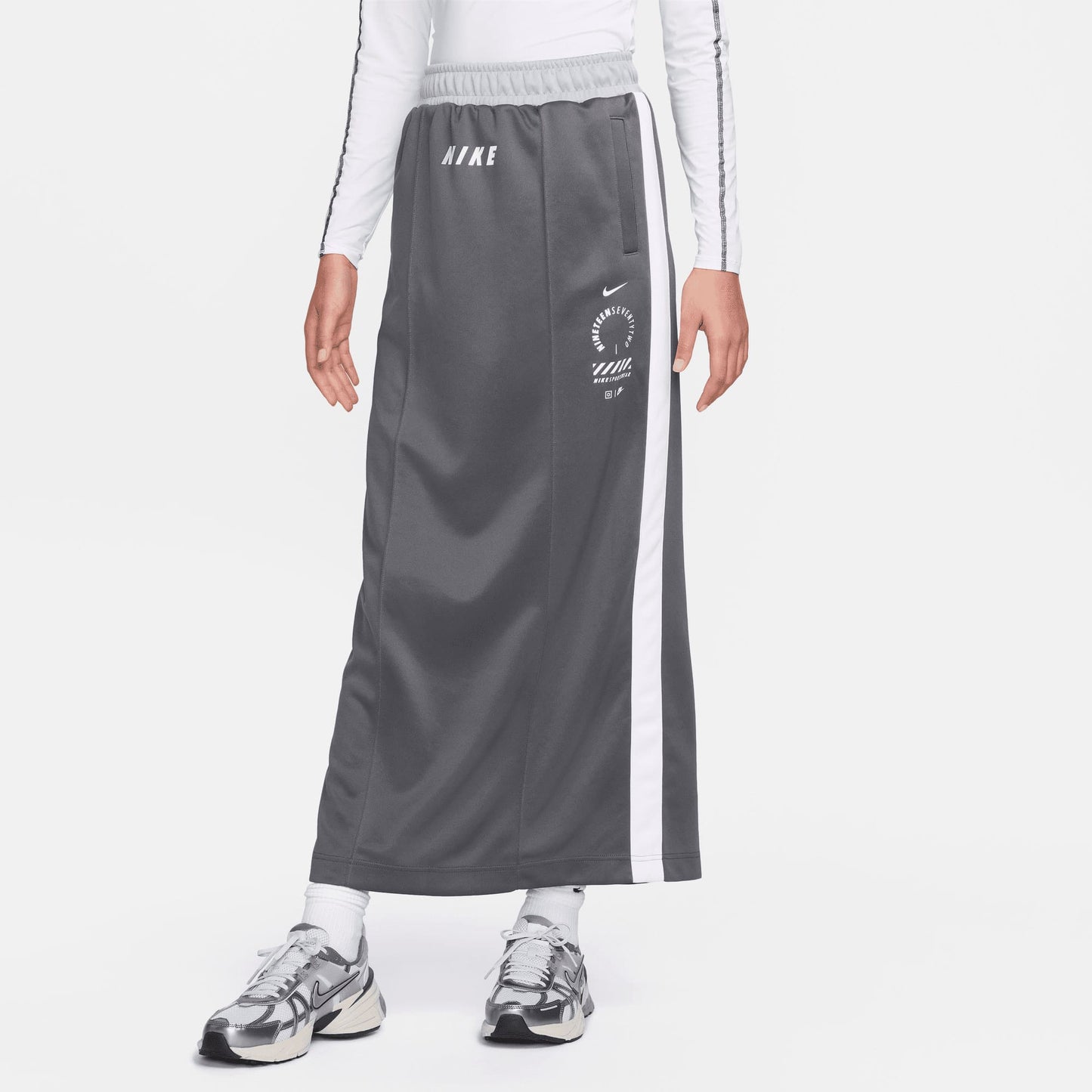 Nike Sportswear Kadın Gri Etek