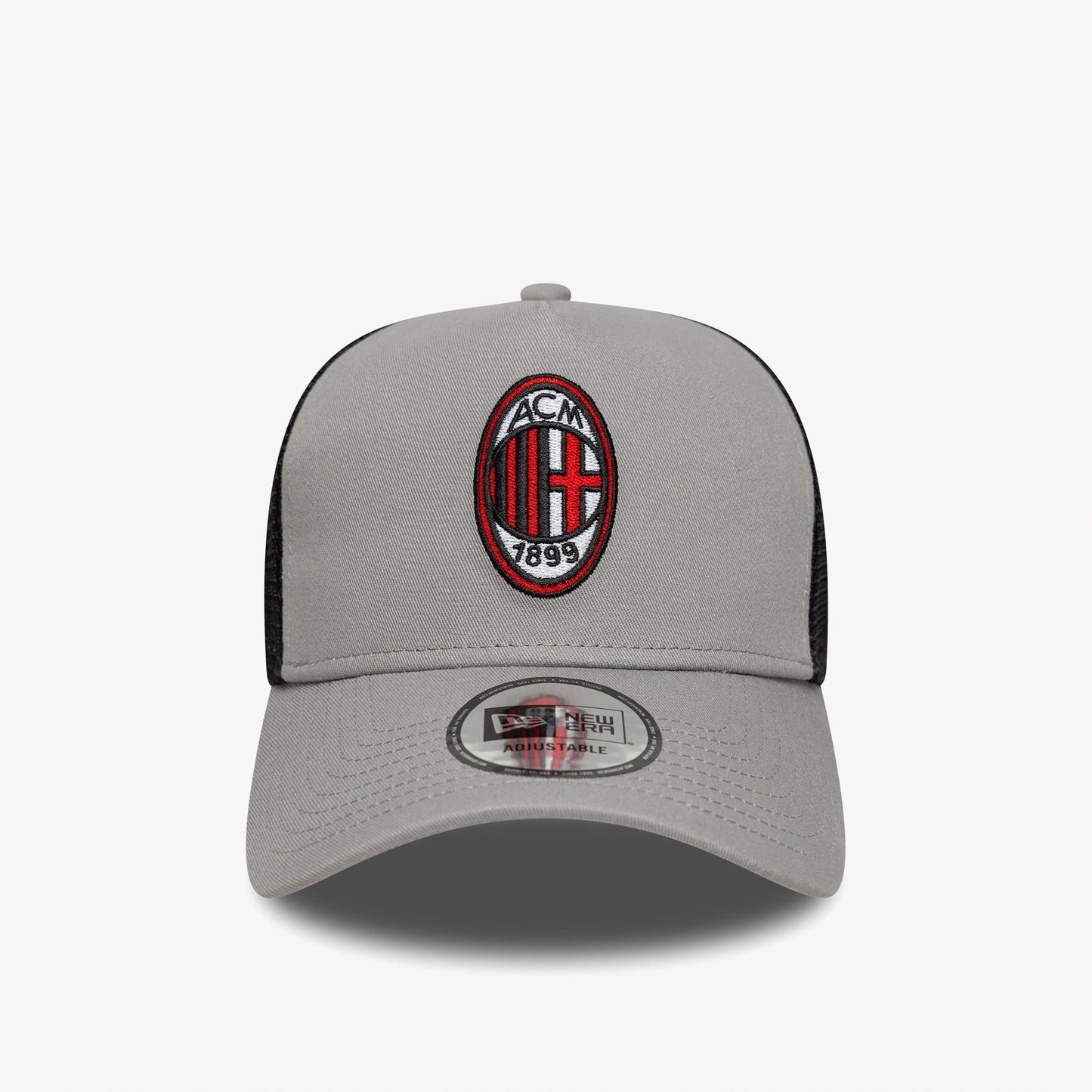 New Era Patch Trucker Ac Milan Unisex Gri Şapka
