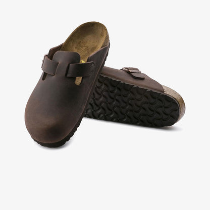 Birkenstock Nautral Leather Oiled Unisex Kahverengi Terlik