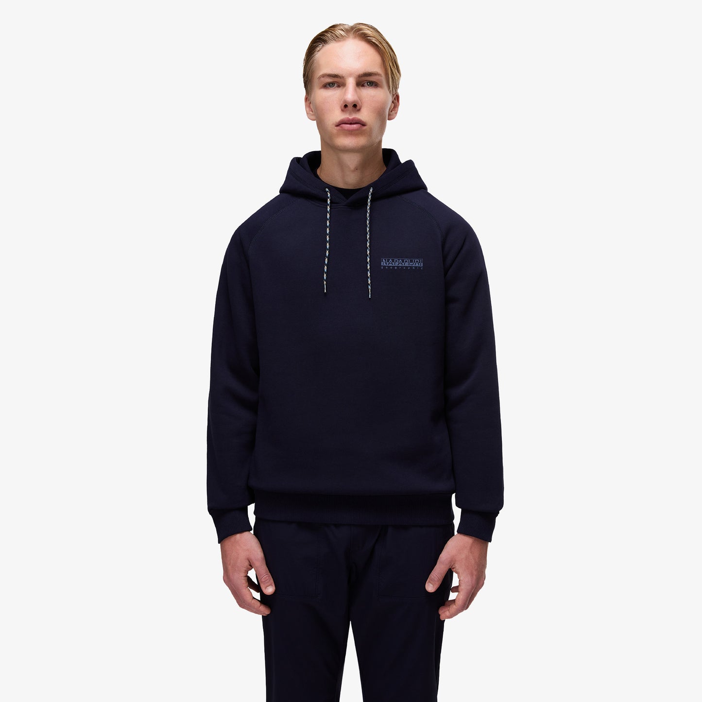 Napapijri B-back Graphic Erkek Mavi Sweatshirt