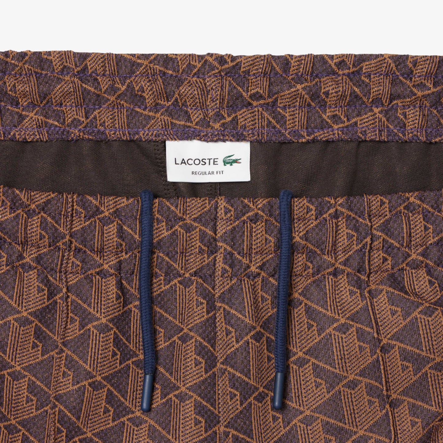Lacoste Paris Monogram Erkek Mor Eşofman Altı